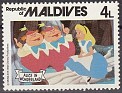 Maldives 1980 Walt Disney 4 L Multicolor Scott 890